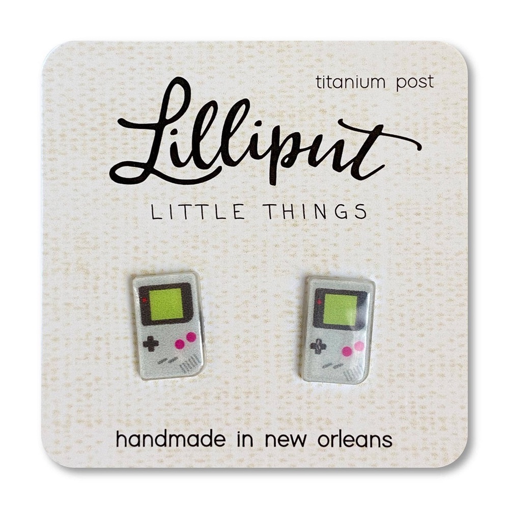 Retro Handheld Video Game Earrings